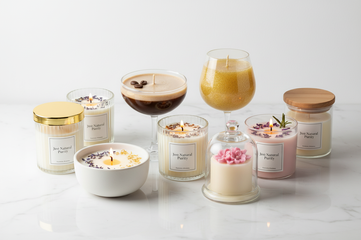 Jar Candles Collection - Varied Jar Styles