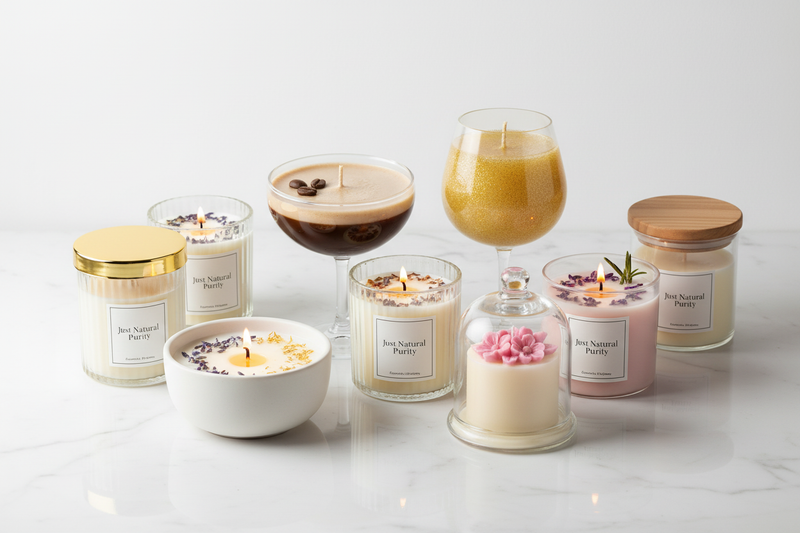 Jar Candles Collection - Varied Jar Styles