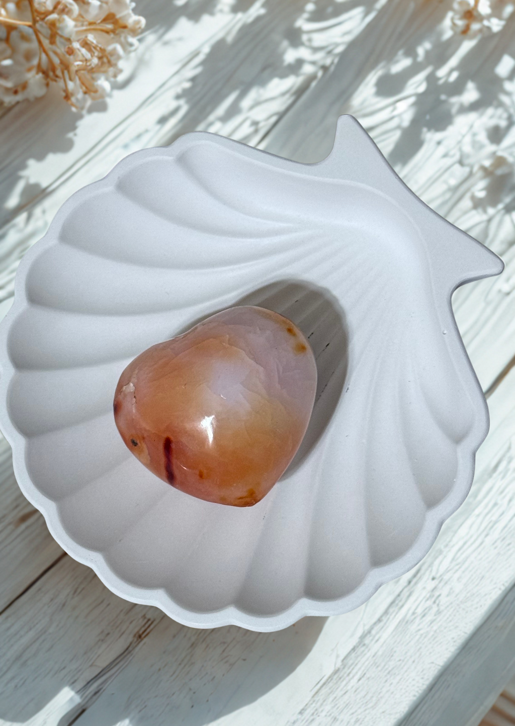 Red Carnelian Heart ( 40 - 60 gms)