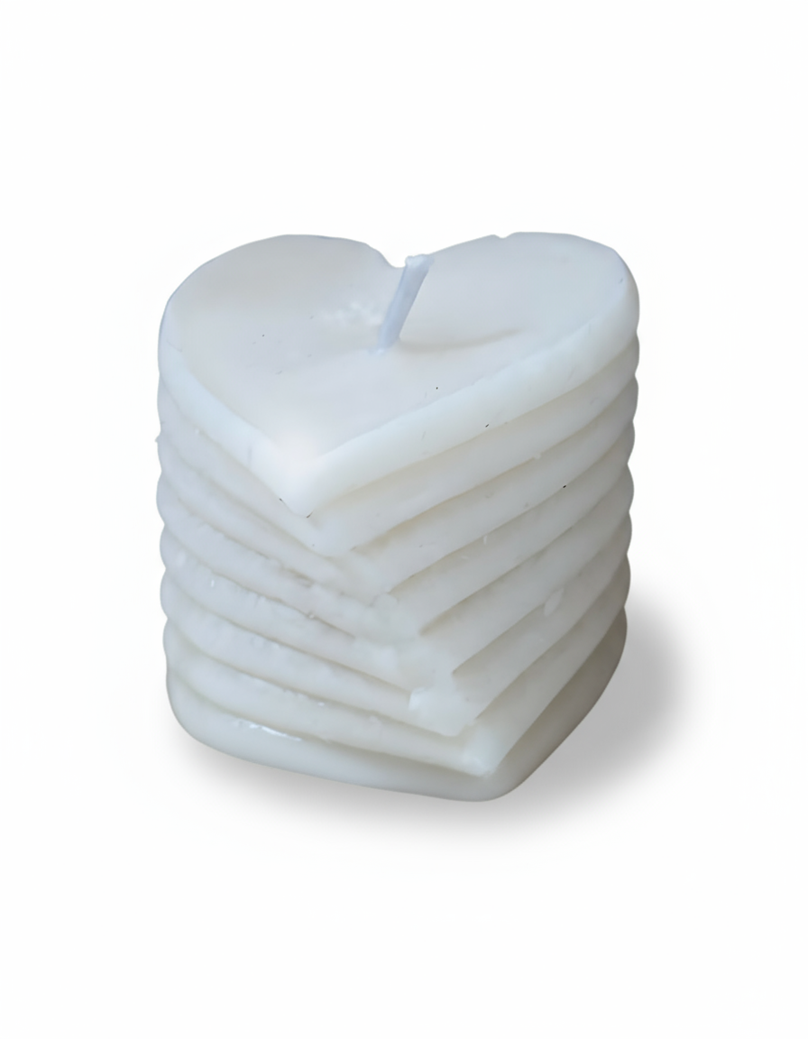Layered Heart Candle