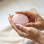 Rose Quartz Palm Stone (Love)