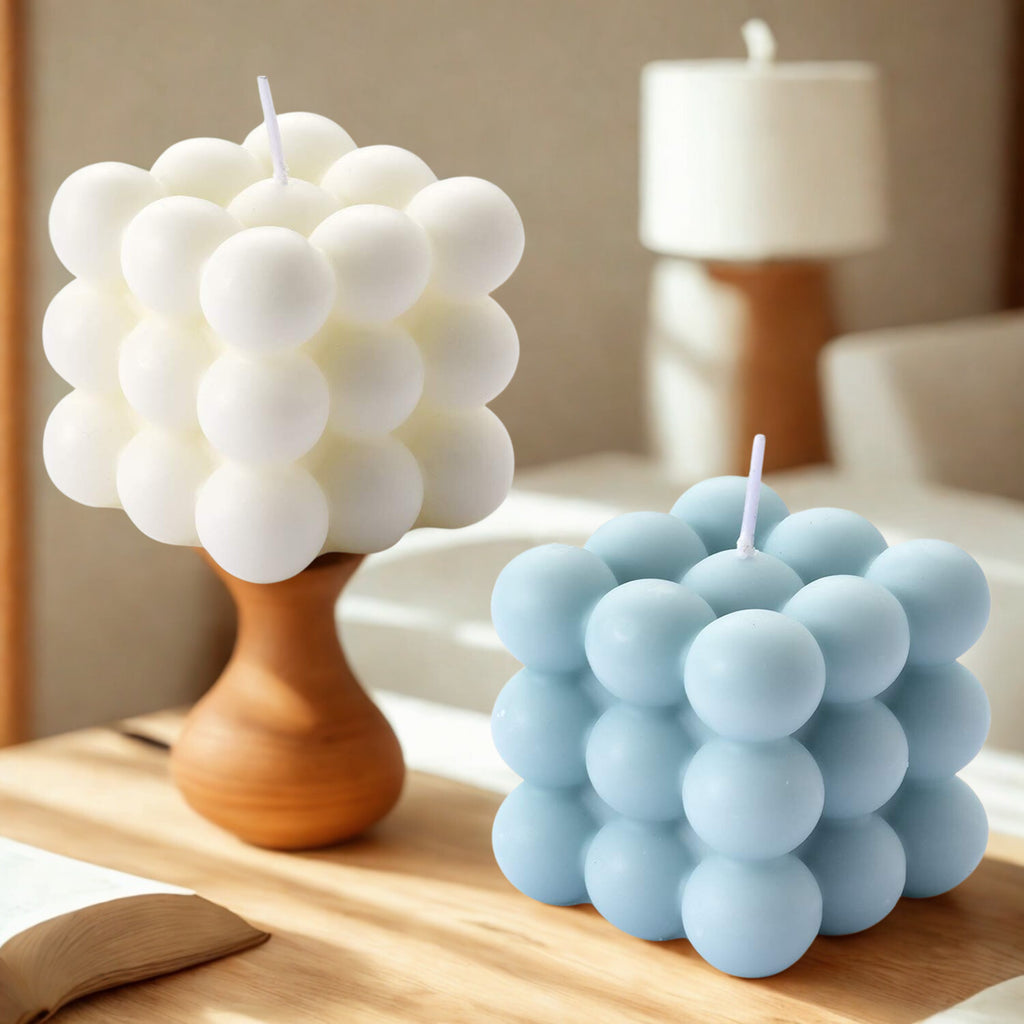 Triple cloud candle
