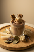 Chocolate Candle - Oak Tray