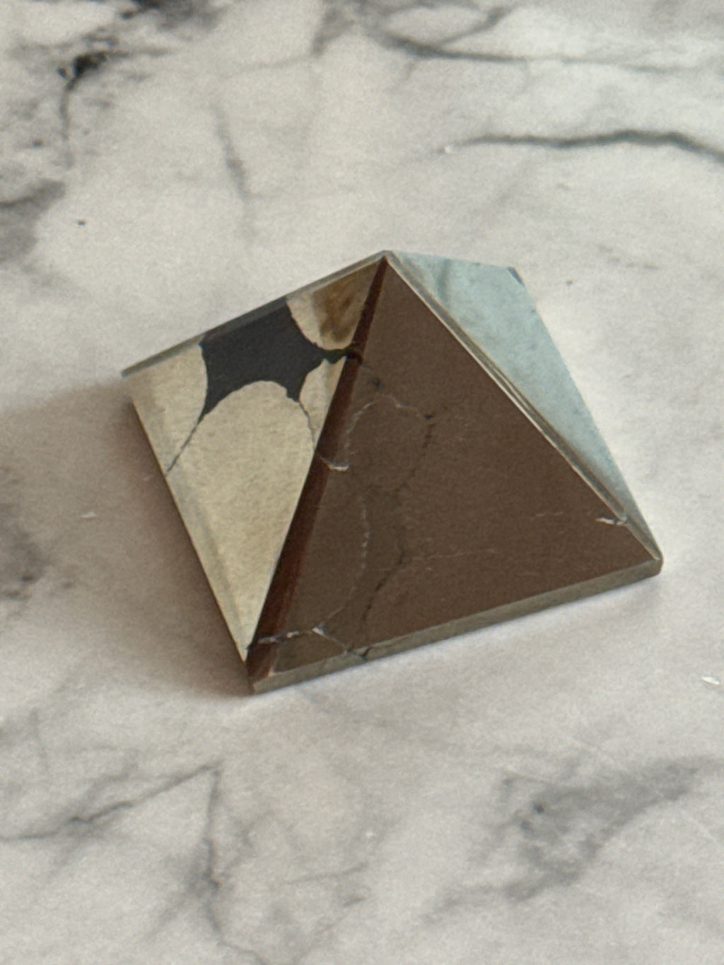 Pyrite Pyramid — Medium | Abundance & Wealth Crystal