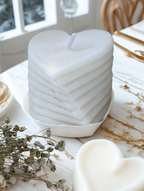 Layered Heart Candle