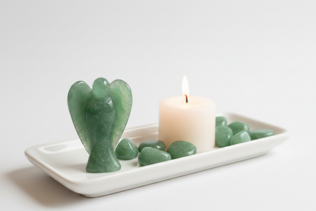 Green Aventurine Angel | 1 Inch Pocket Angel
