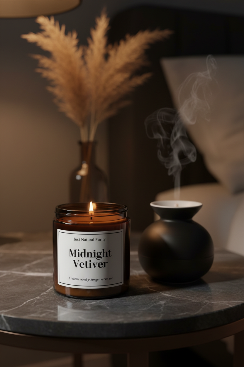 Midnight Vetiver — Scented Soy Candle