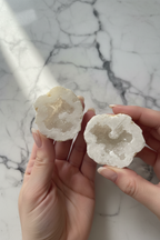 Small Geode — 2 Half Pieces