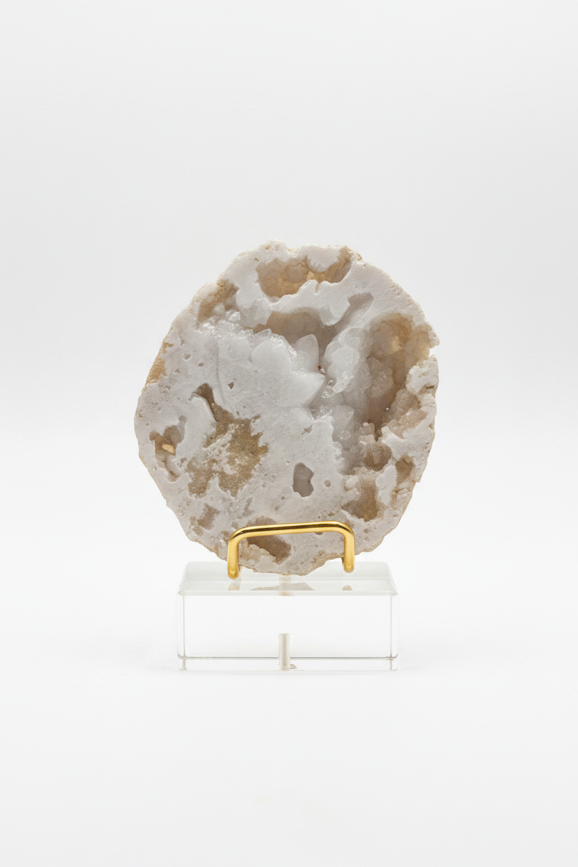 Crystal Stand — Big (Gold & Acrylic)