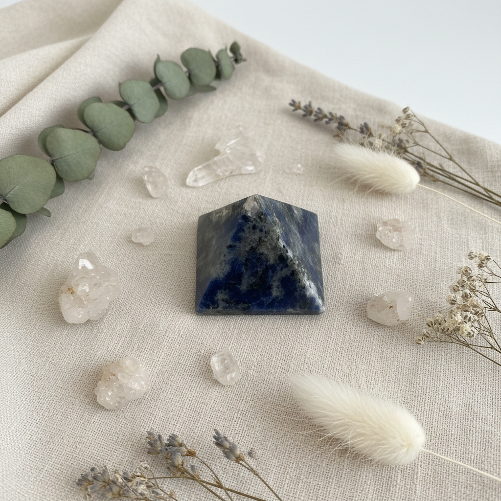 Sodalite Pyramid