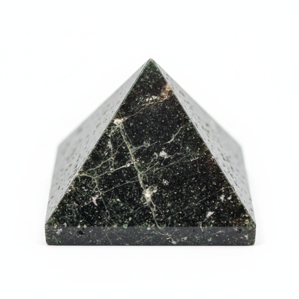 Garnet Pyramid macro close-up showing natural texture and veining