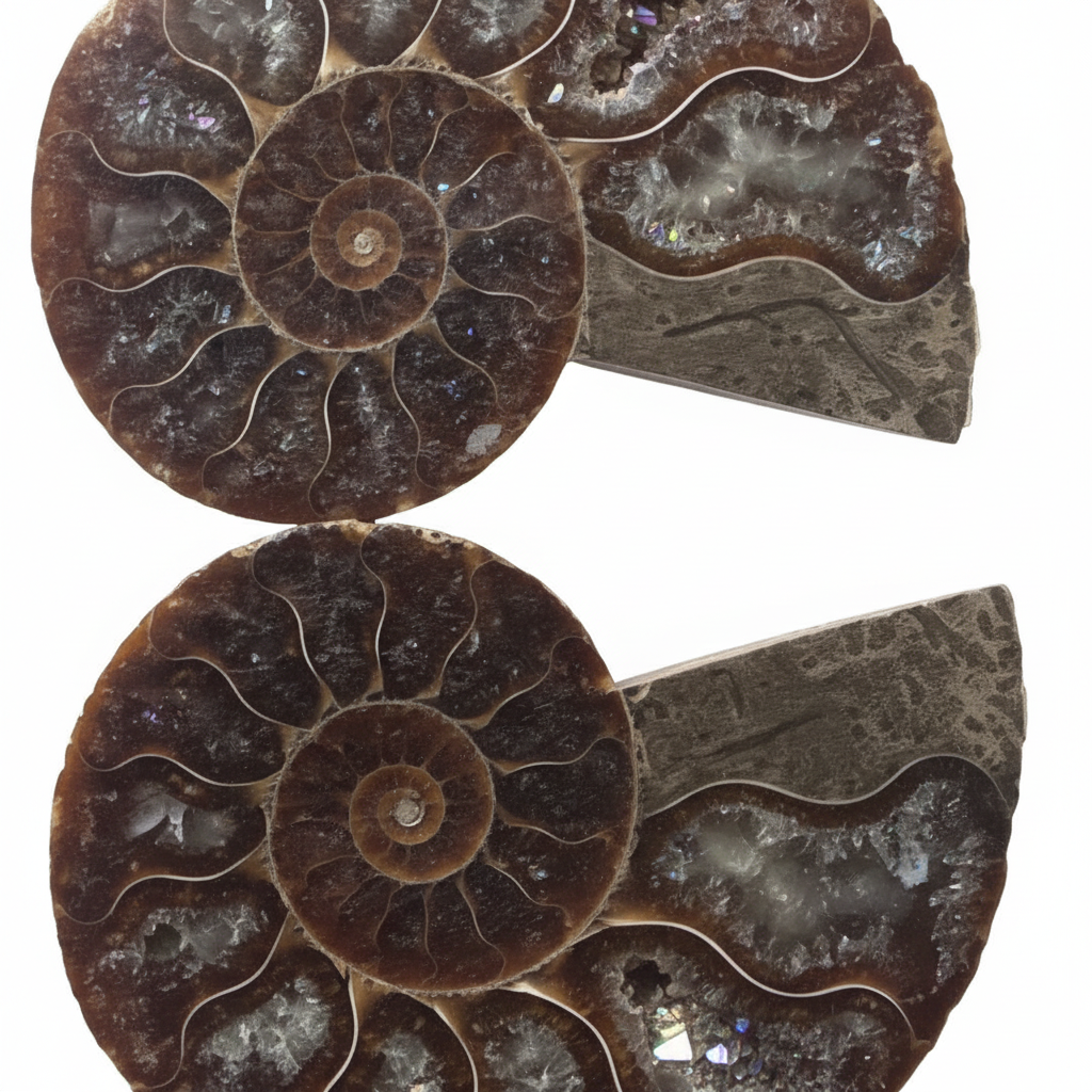 Ammonite Pair (>65 millions year old)