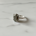 Pyrite Crystal Ring — Adjustable