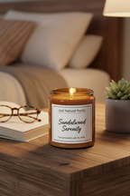 Sandalwood Serenity — Scented Soy Candle