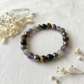 Health & Wealth Crystal Bracelet (Dark beads)