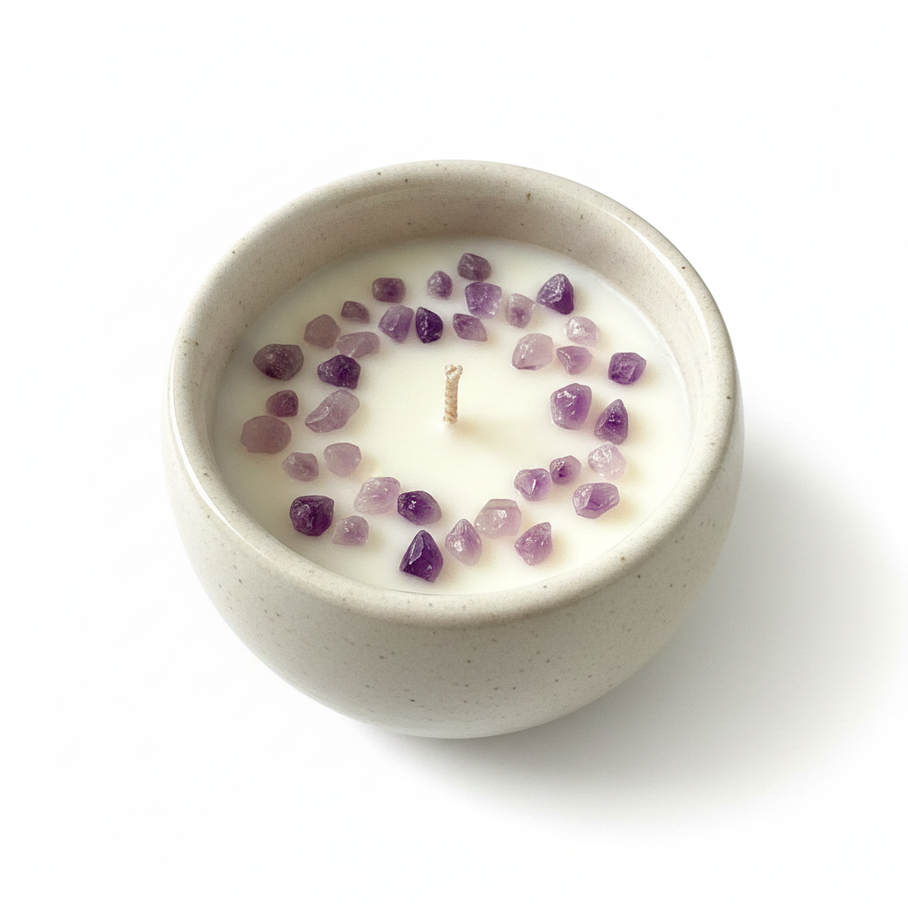 Amethyst Ritual Candle