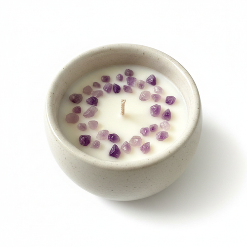 Amethyst Ritual Candle