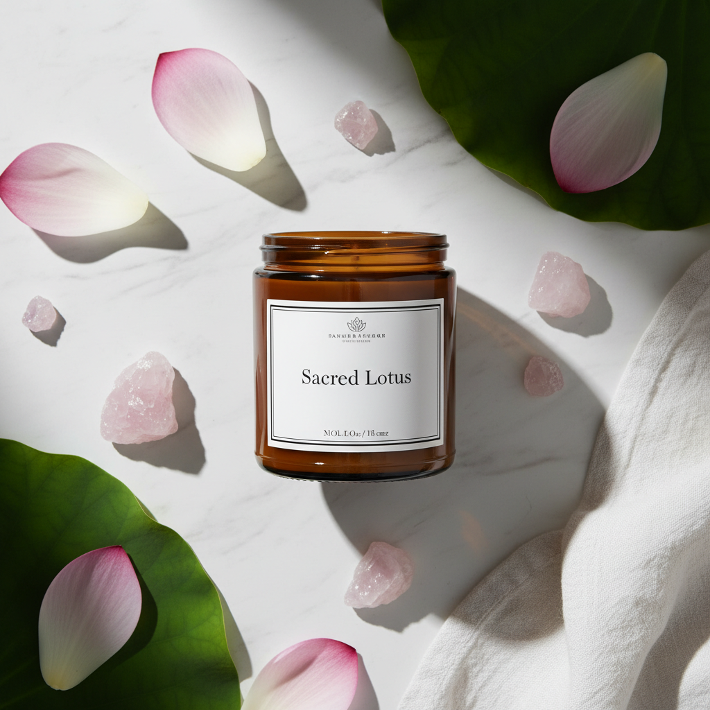 Sacred Lotus — Scented Soy Candle