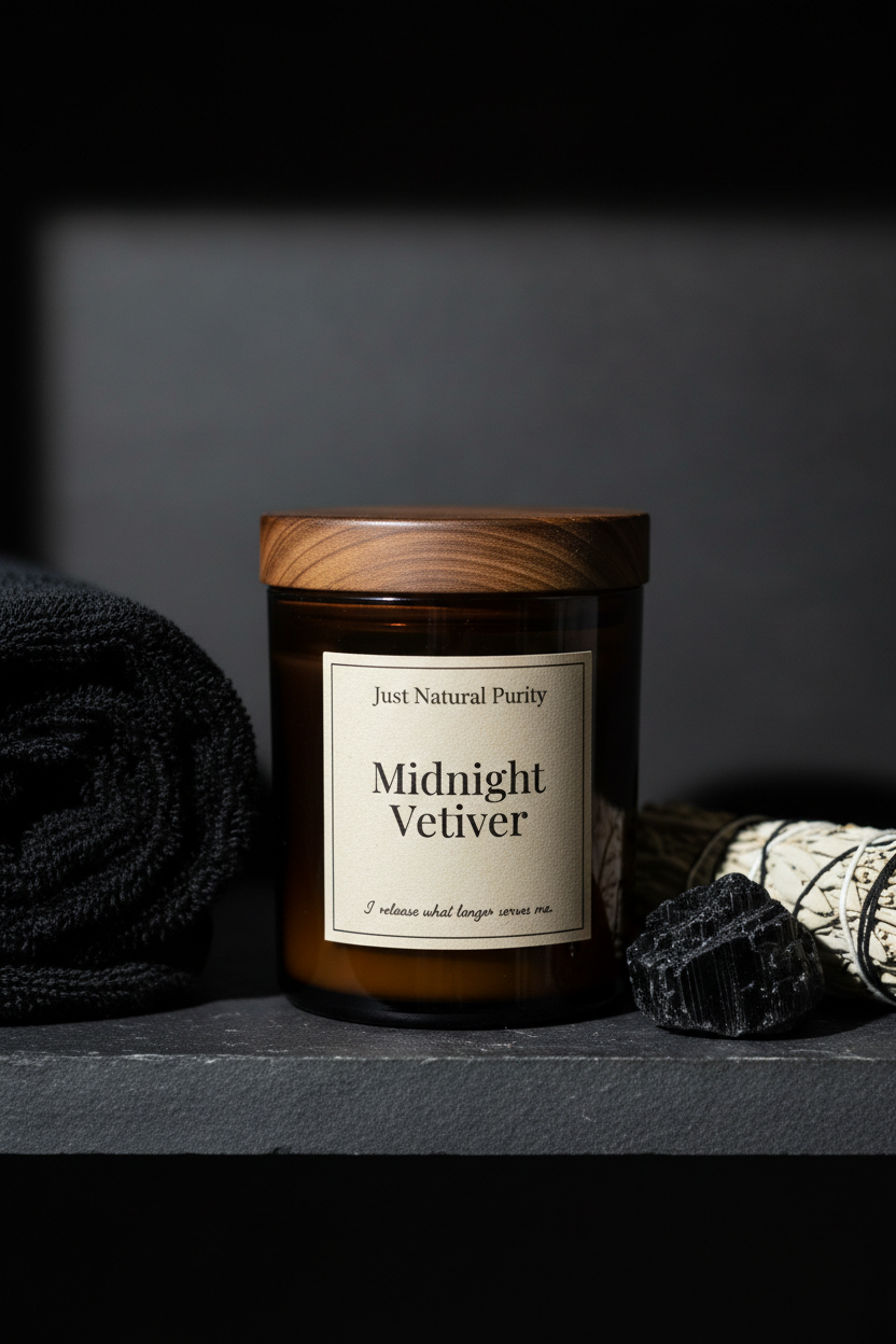 Midnight Vetiver — Scented Soy Candle