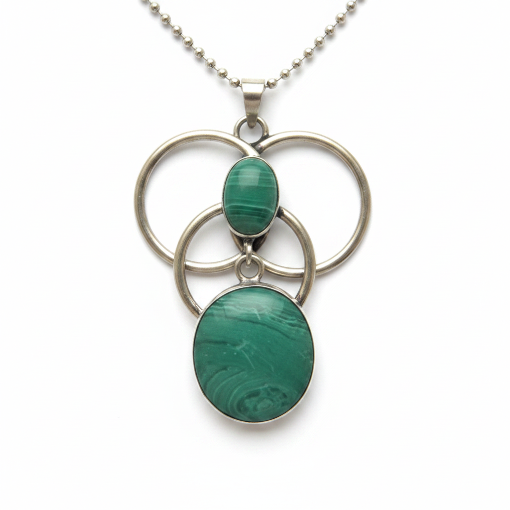 Green Amazonite Pendant Necklace