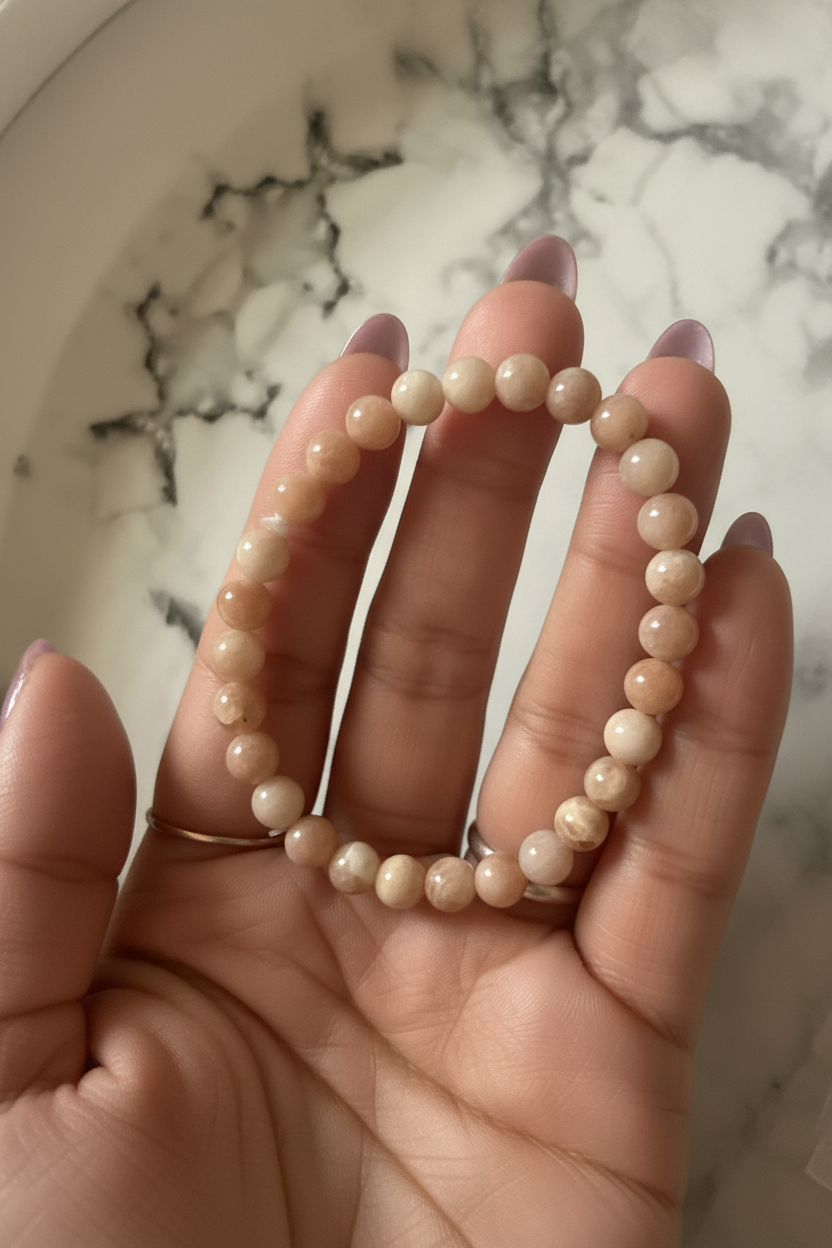 Peach Moonstone | 6 mm