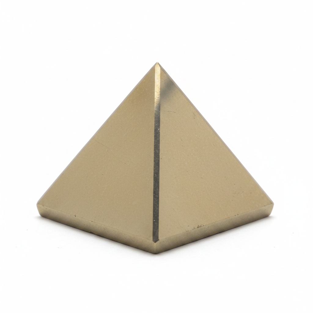 Pyrite Pyramid — Medium | Abundance & Wealth Crystal