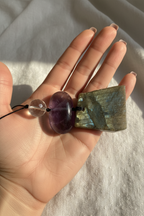 Celestial Trinity Crystal Pendant