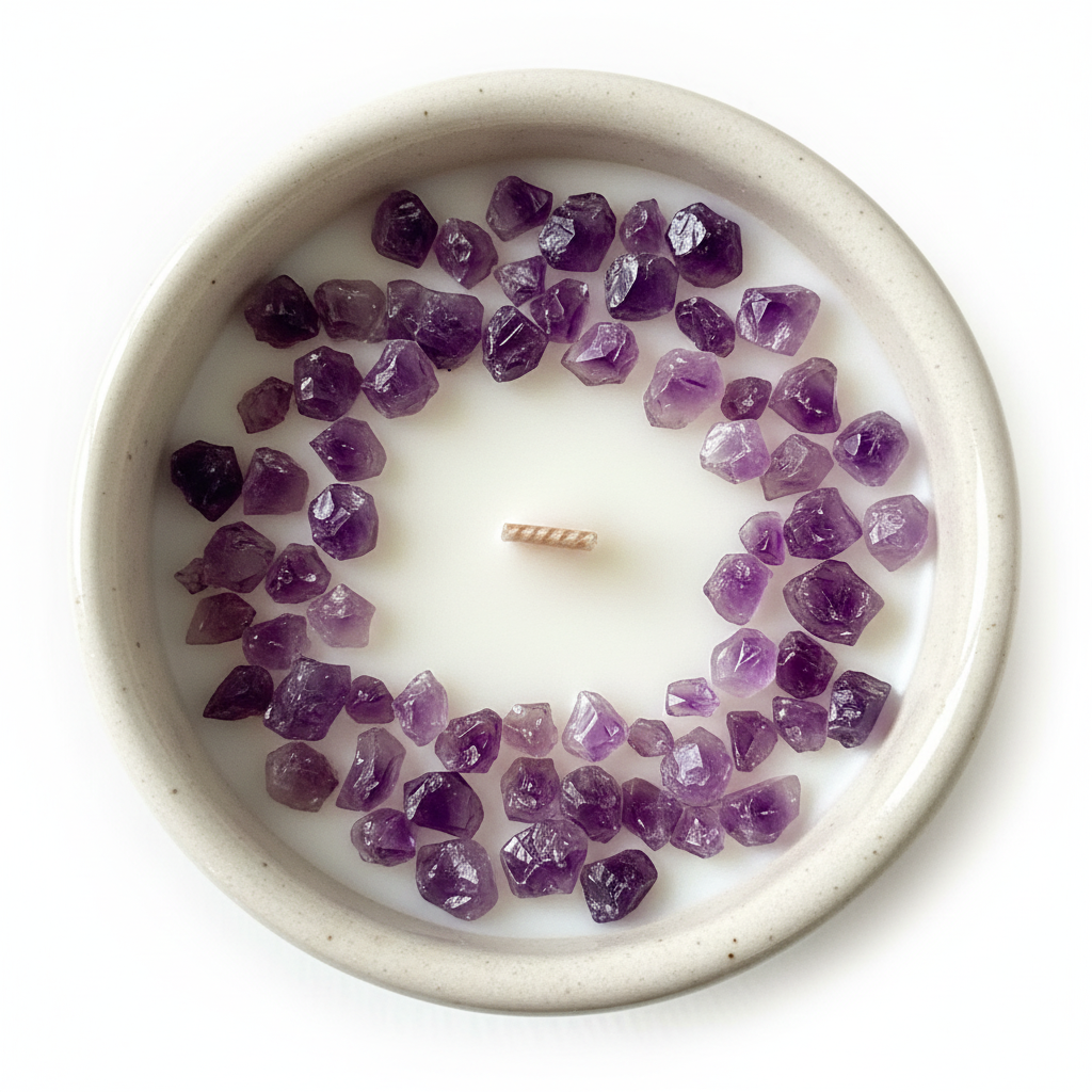 Amethyst Ritual Candle