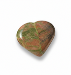 Unakite Heart Crystal (95 gms)