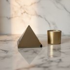 Pyrite Pyramid — Medium | Abundance & Wealth Crystal