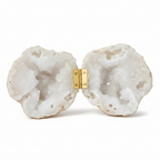Big Druzy Geode with Hook — Hinged Opening