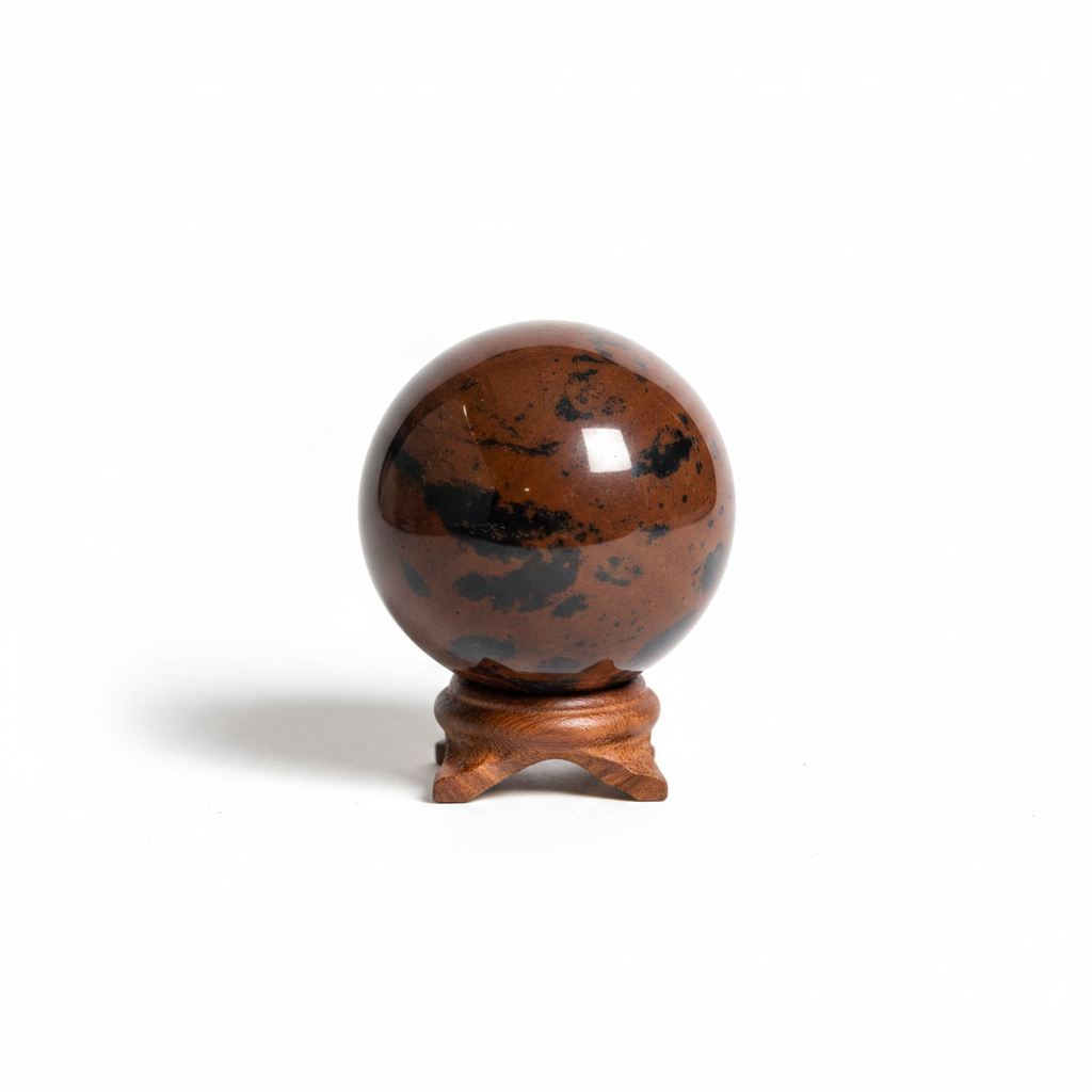 Mahogany Obsidian Sphere