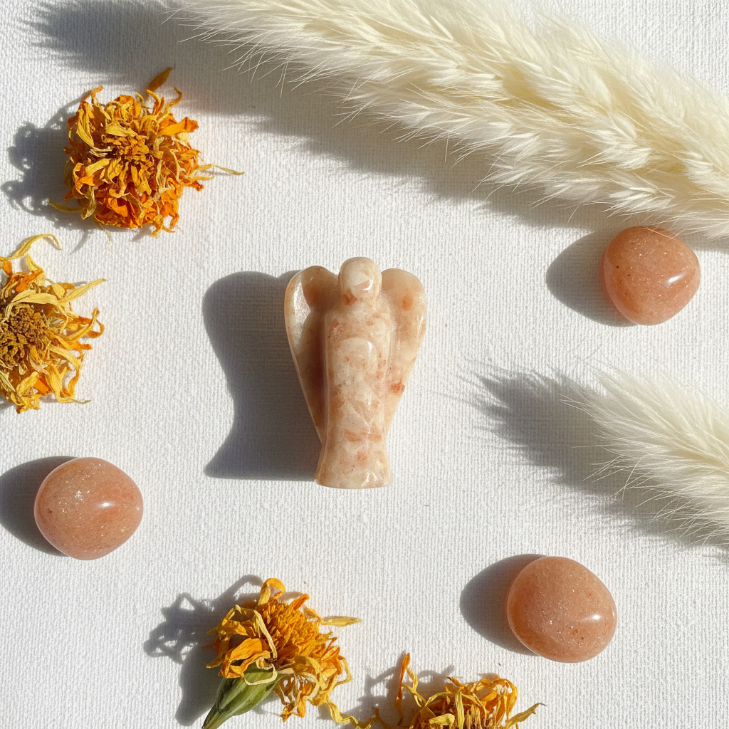 Sunstone Angel | 1 Inch Pocket Angel