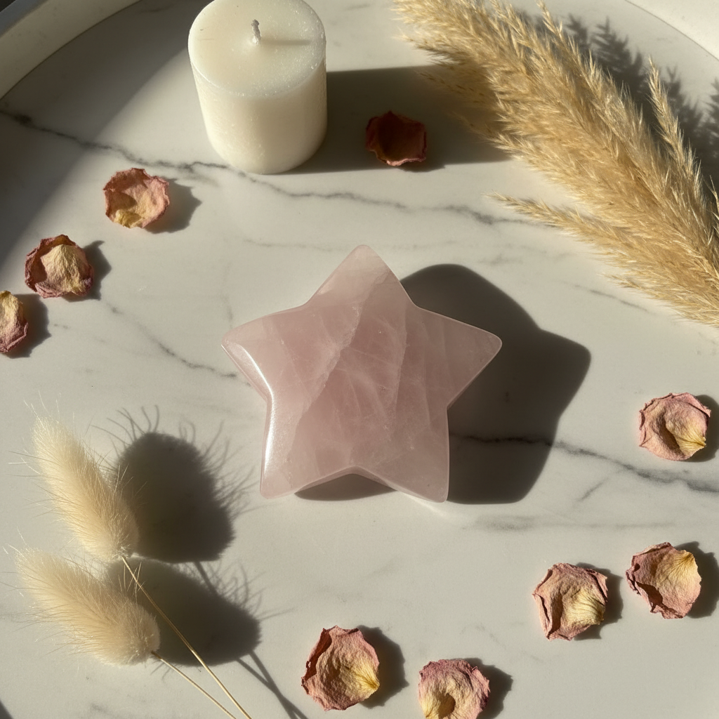 Rose Quartz Star