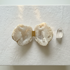 Big Druzy Geode with Hook — Hinged Opening