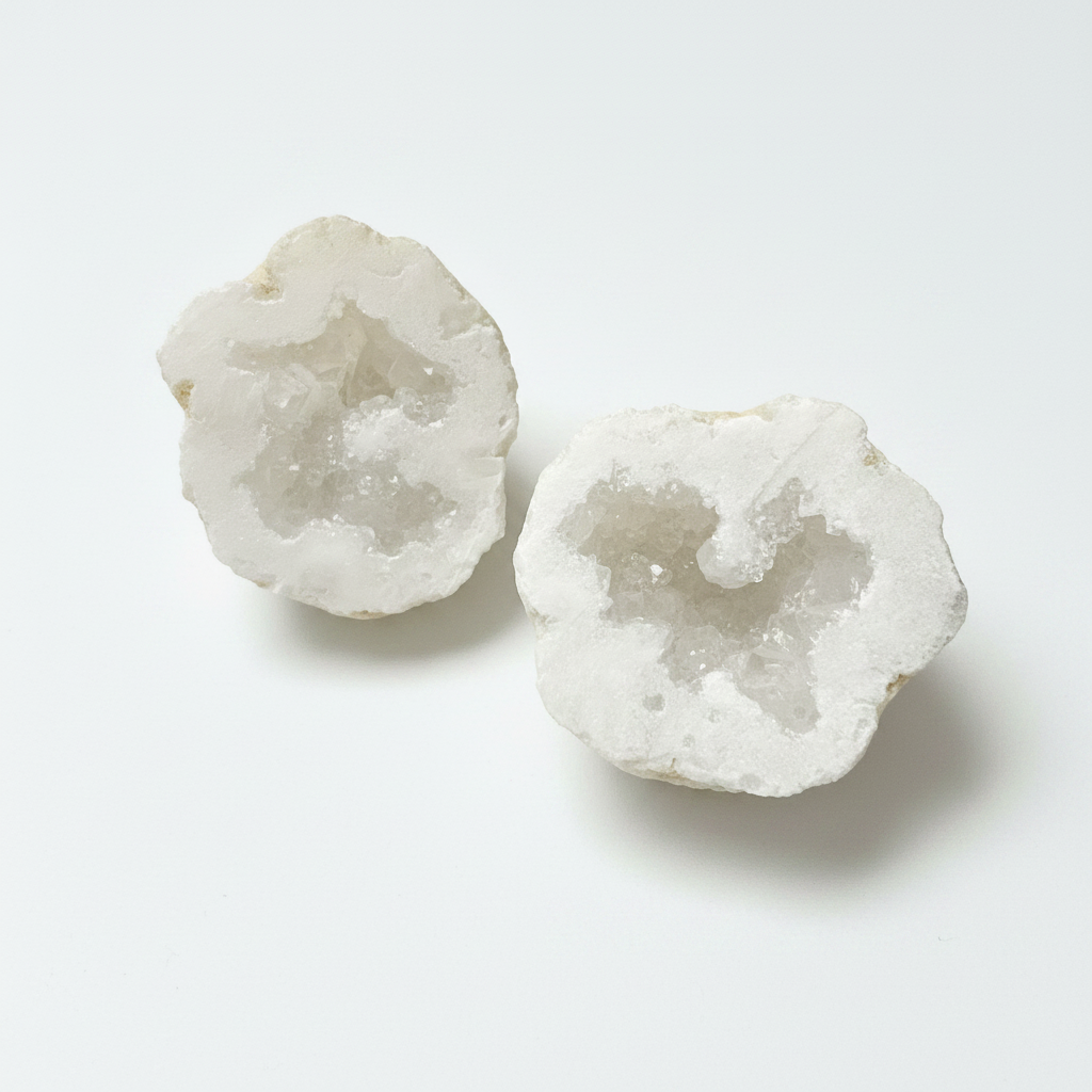 Small Geode — 2 Half Pieces