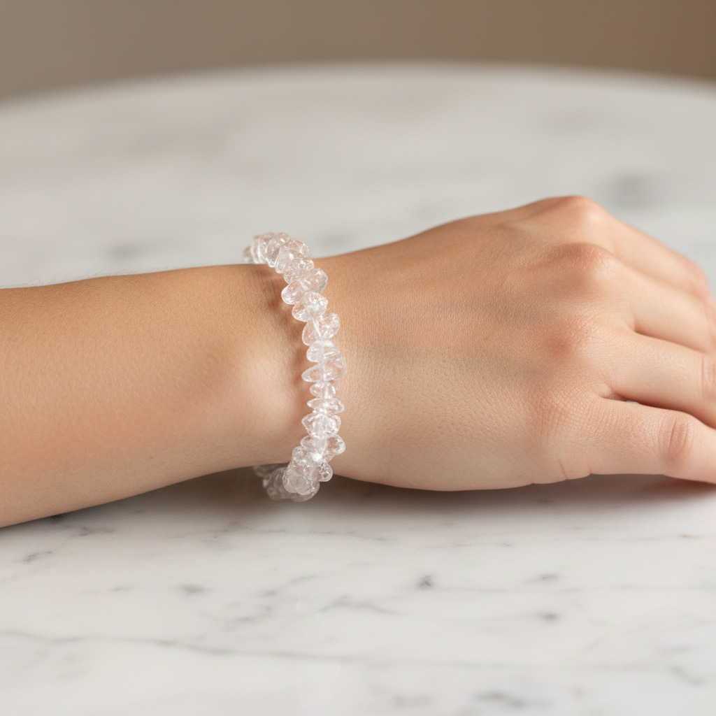 Clear Quartz Chips Bracelet