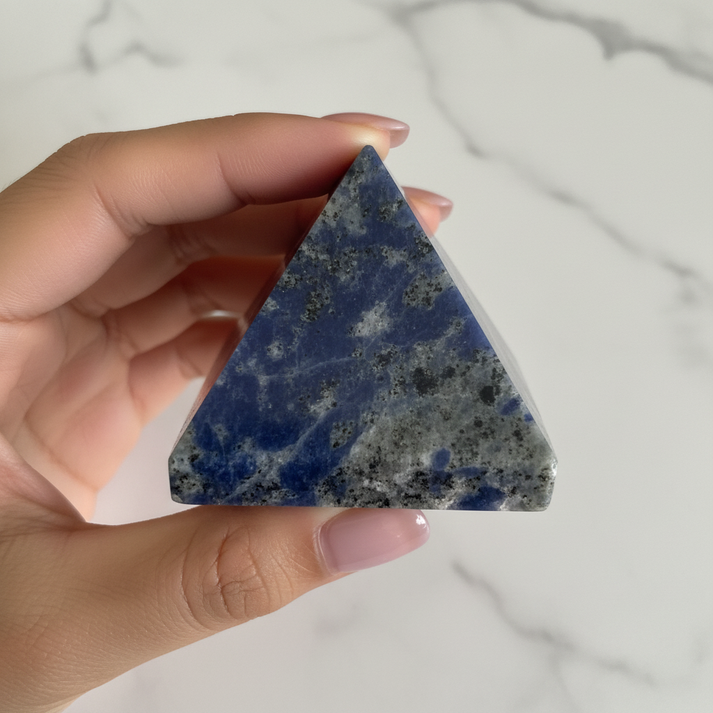 Sodalite Pyramid