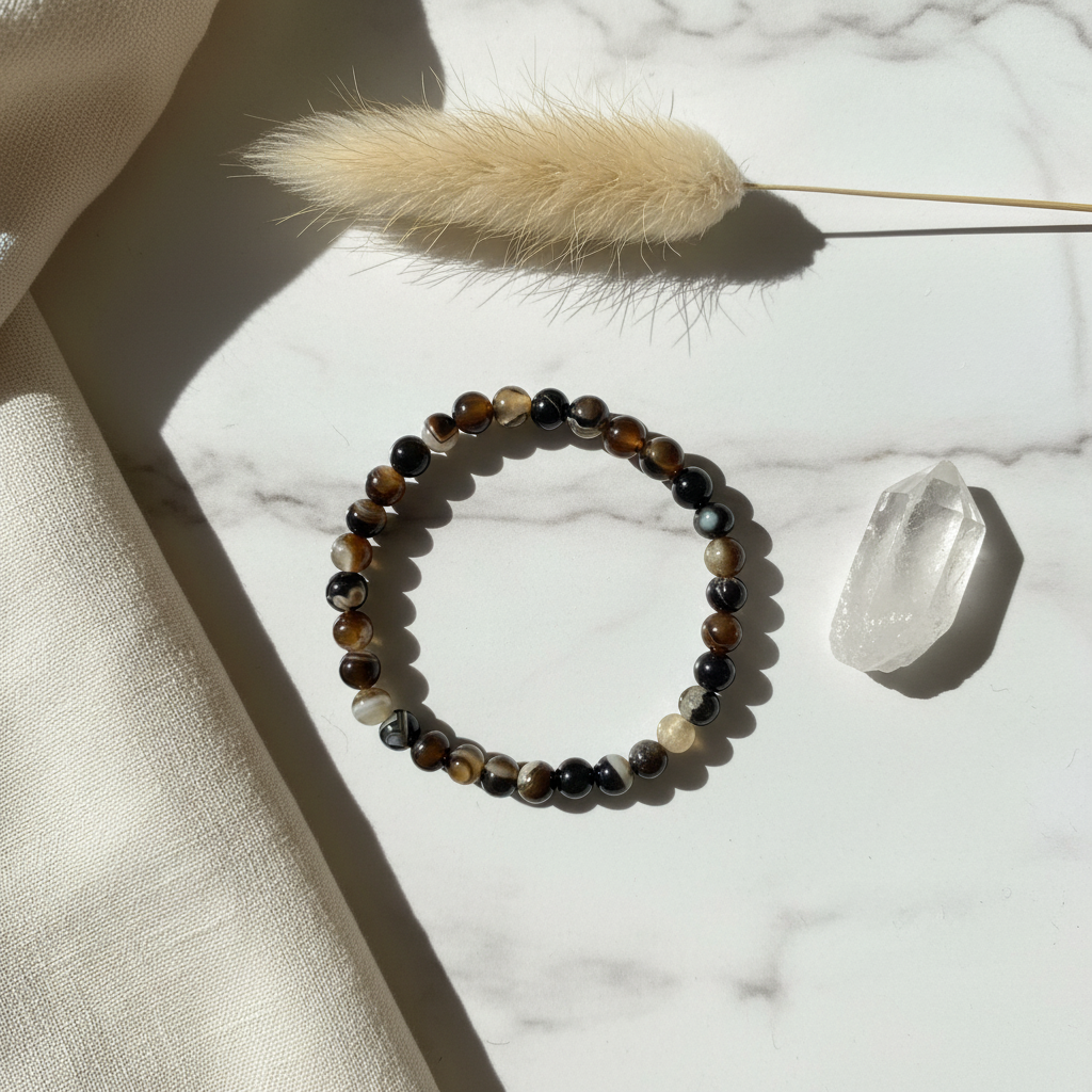 Brown Sulemani Bracelet | 6 mm