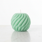Spiral Swirl Globe Candle