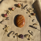 Tiger Eye Palm Stone