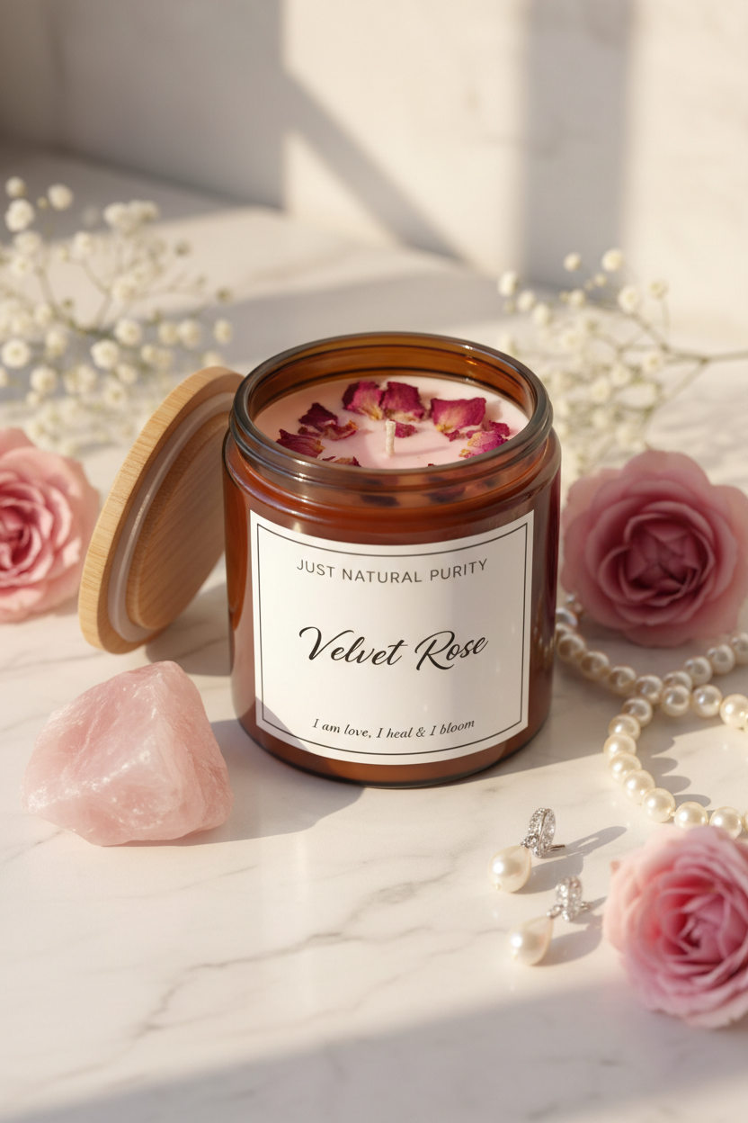 Velvet Rose — Scented Soy Candle