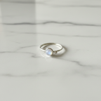 Rainbow Moonstone Ring Small