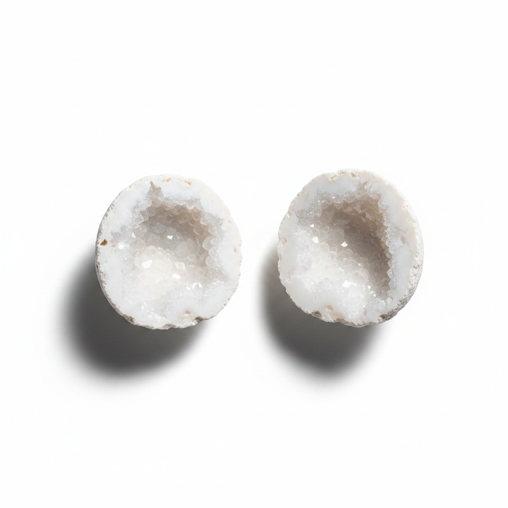Small Geode — 2 Half Pieces