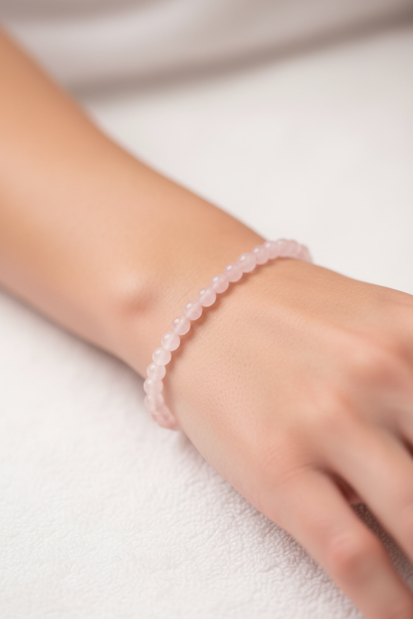 Rose Quartz Bracelet (4mm)