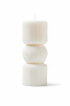 Sculptural Three-Tier Candle