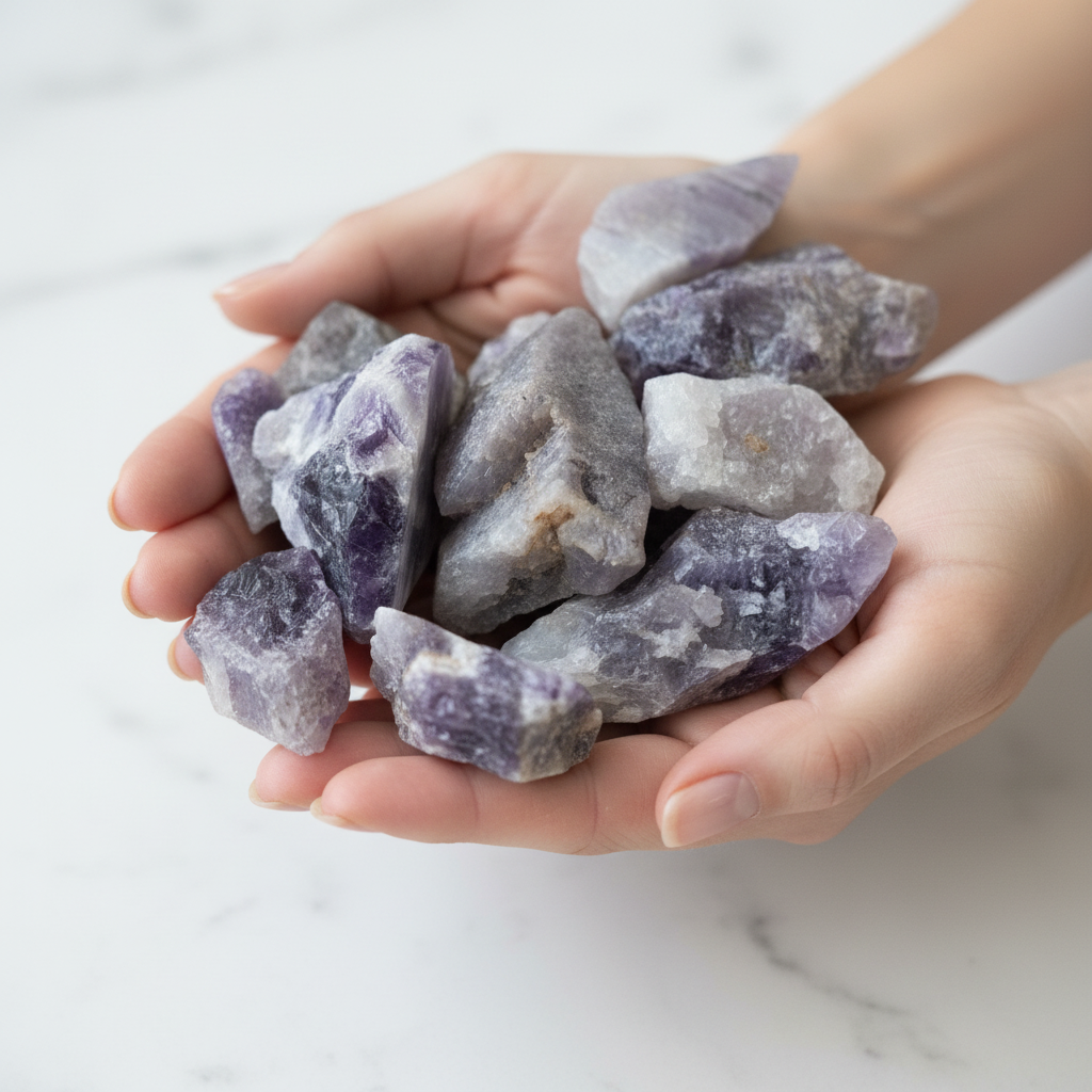 Super Raw Amethyst (mix sizes)(135 Gms)