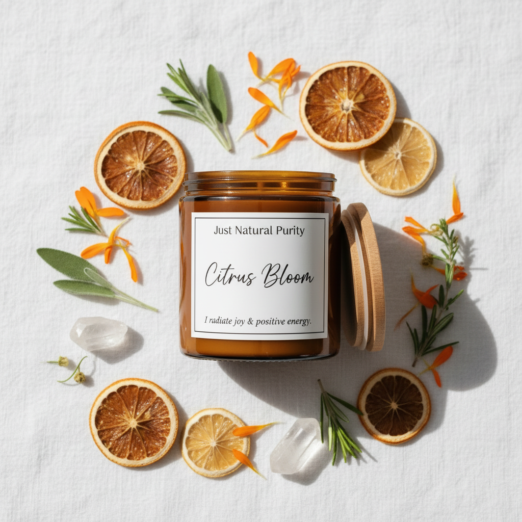 Citrus Bloom — Scented Soy Candlenevigate