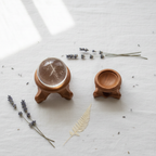 Wooden Crystal Sphere Stand