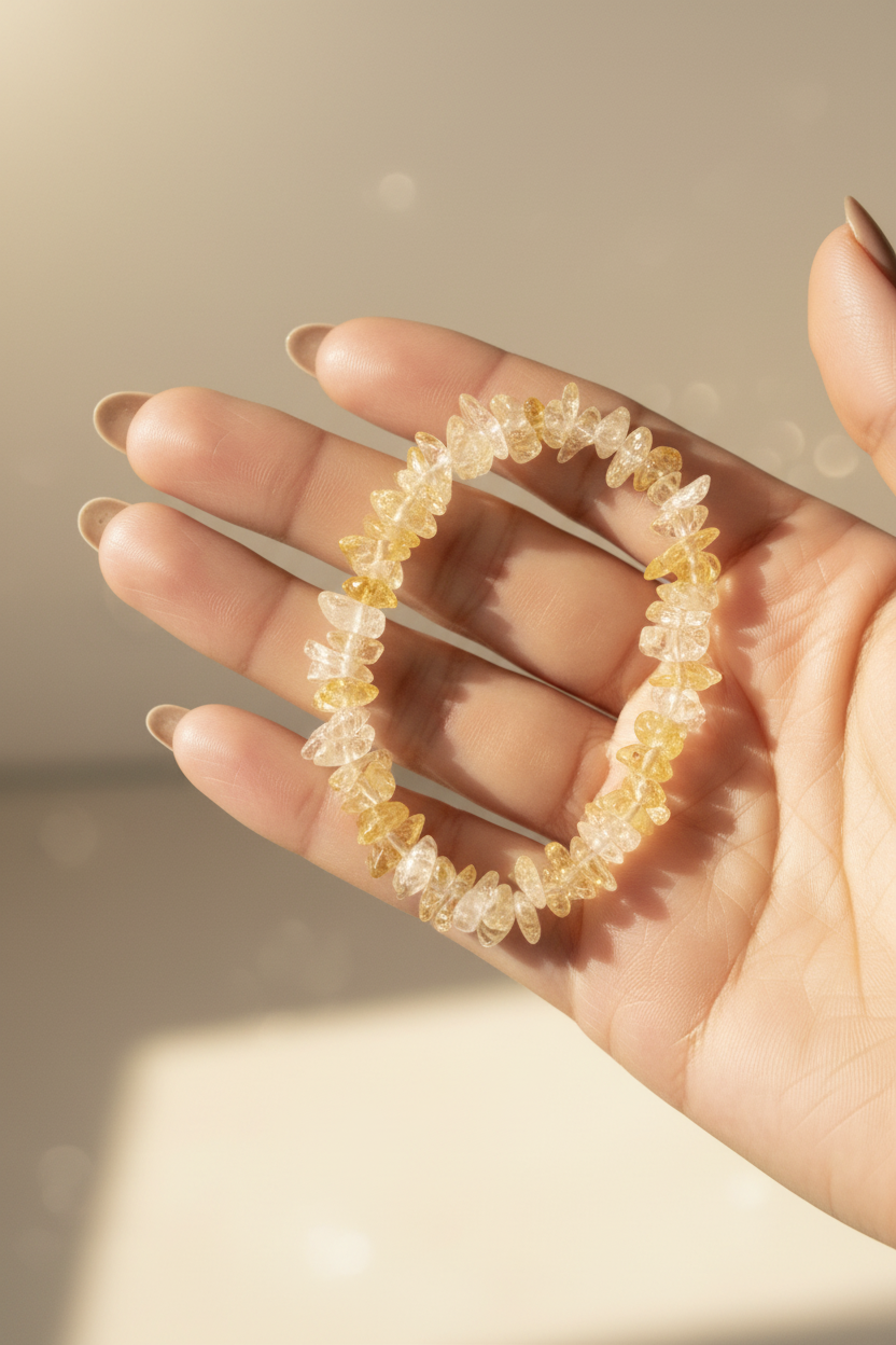 Citrine Chips Bracelet